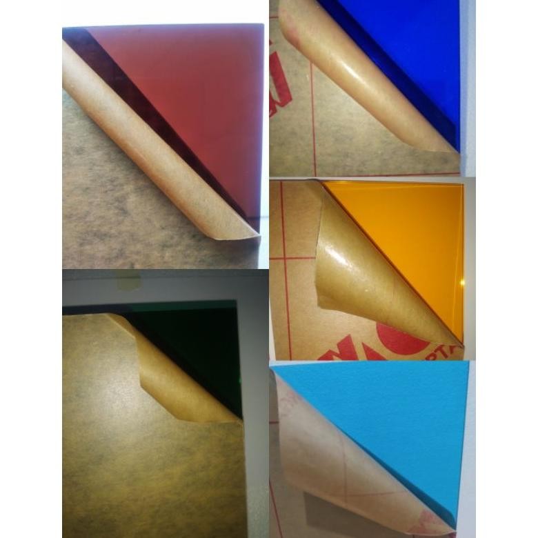 

JH8 Acrylic/akrilik lembaran 2mm/akrilik warna transparan ukuran A4/mika Rayben.(21x30cm)