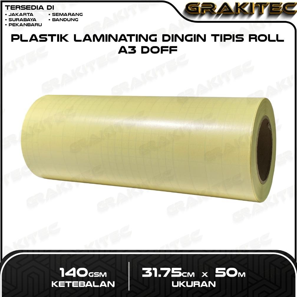 

JH8 Plastik Laminasi Dingin ROLL A3 50 METER DOFF & GLOSSY