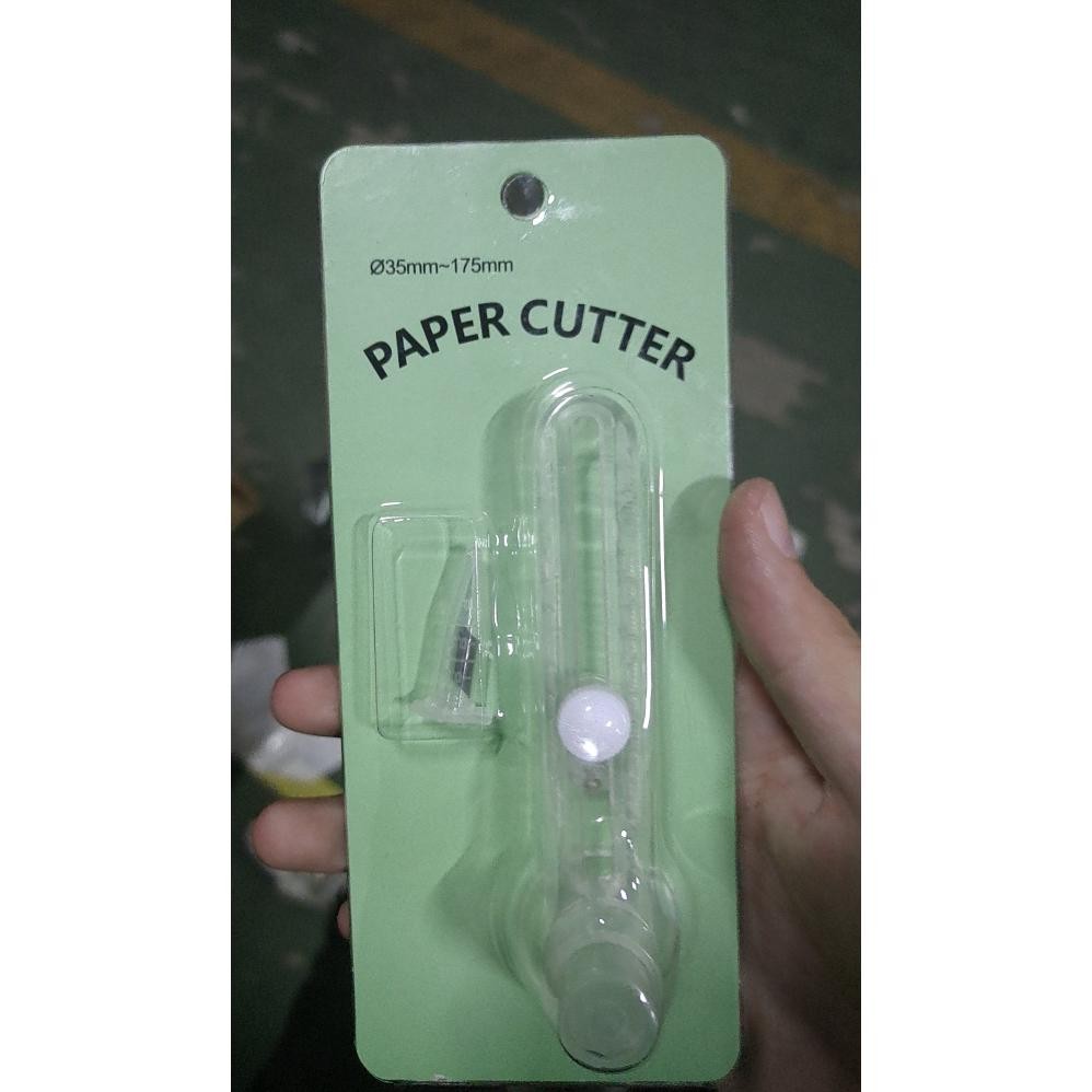 

JH8 Circle Cutter Pemotong Kertas Bulat Pemotong Lingkaran Plastik Ukuran Dapat Disesuaikan Circle