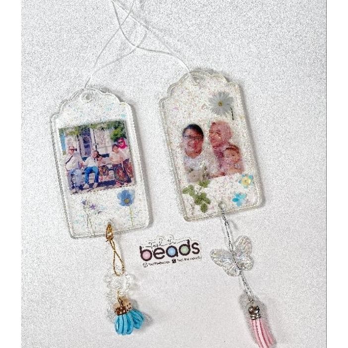 Hiasan Foto Gantungan Spion Mobil Resin Custom