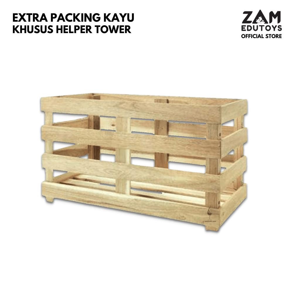 

MINDU ZAM Edutoys - Packing Kayu Khusus Helper Tower