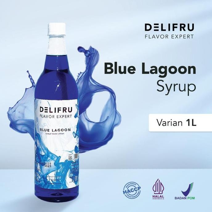 

Syrup Blue Lagoon Delifru 1000 Ml - Sirup Minuman Jeruk Biru Premium