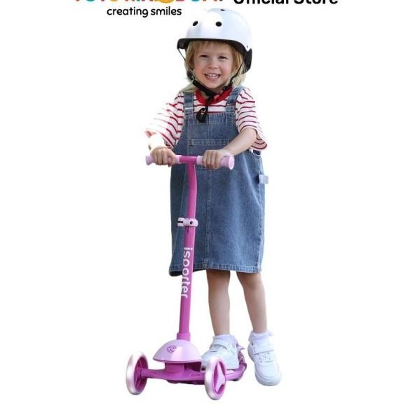 Toys Kingdom Paso Skuter Isporter M3Z Pink Scooter Sekuter Mainan Anak Kendaraan Anak Ride On Mainan