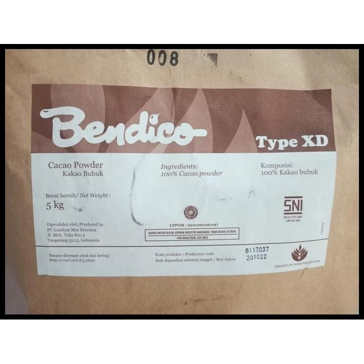 

Terlaris BENDICO COCOA POWDER XD - COKLAT BUBUK 100GR Best Seller