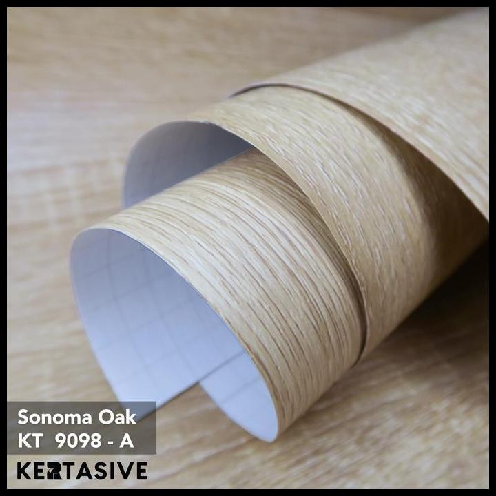 

Terlaris Kertasive Sonoma Oak Pvc Interior Film 100X122 Cm Good Quality