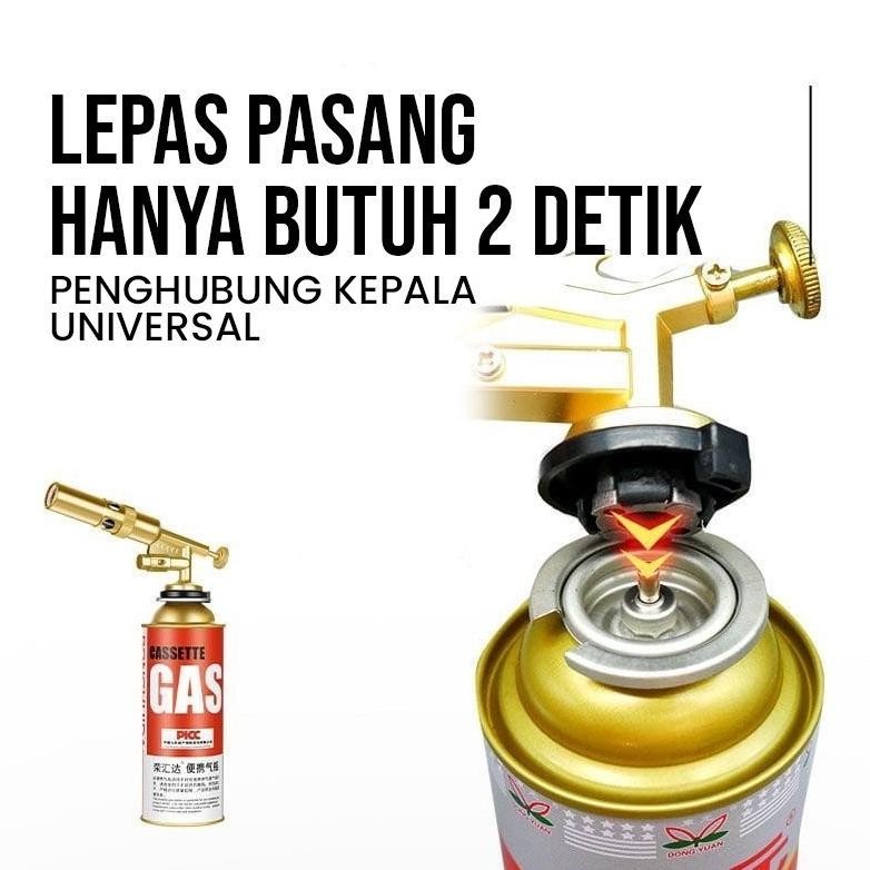HJK Flame Gun Gas / Kepala Gas Torch Portable /  Flame Gun Pemantik  Flame Gun Gas