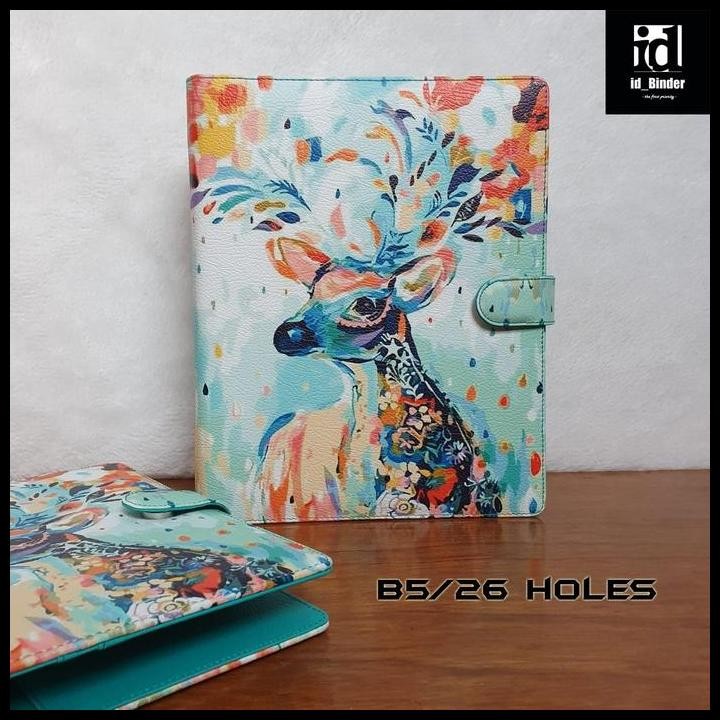 

Terlaris Binder Printing Motip Deer Colour A5/Ring 20, B5/Ring 26 Good Quality