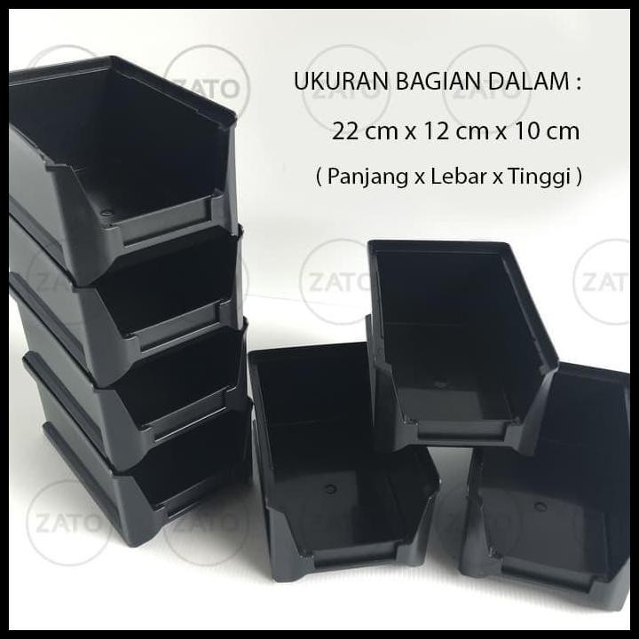 

Terlaris Big Isi 9 Pcs Kotak Plastik Stackable Mono Rako Rak Susun Rak Komponen Good Quality