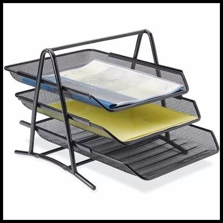

Terlaris Letter Tray 3 Susun / Rak Tempat Dokumen / Paper Tray Organizer Good Quality