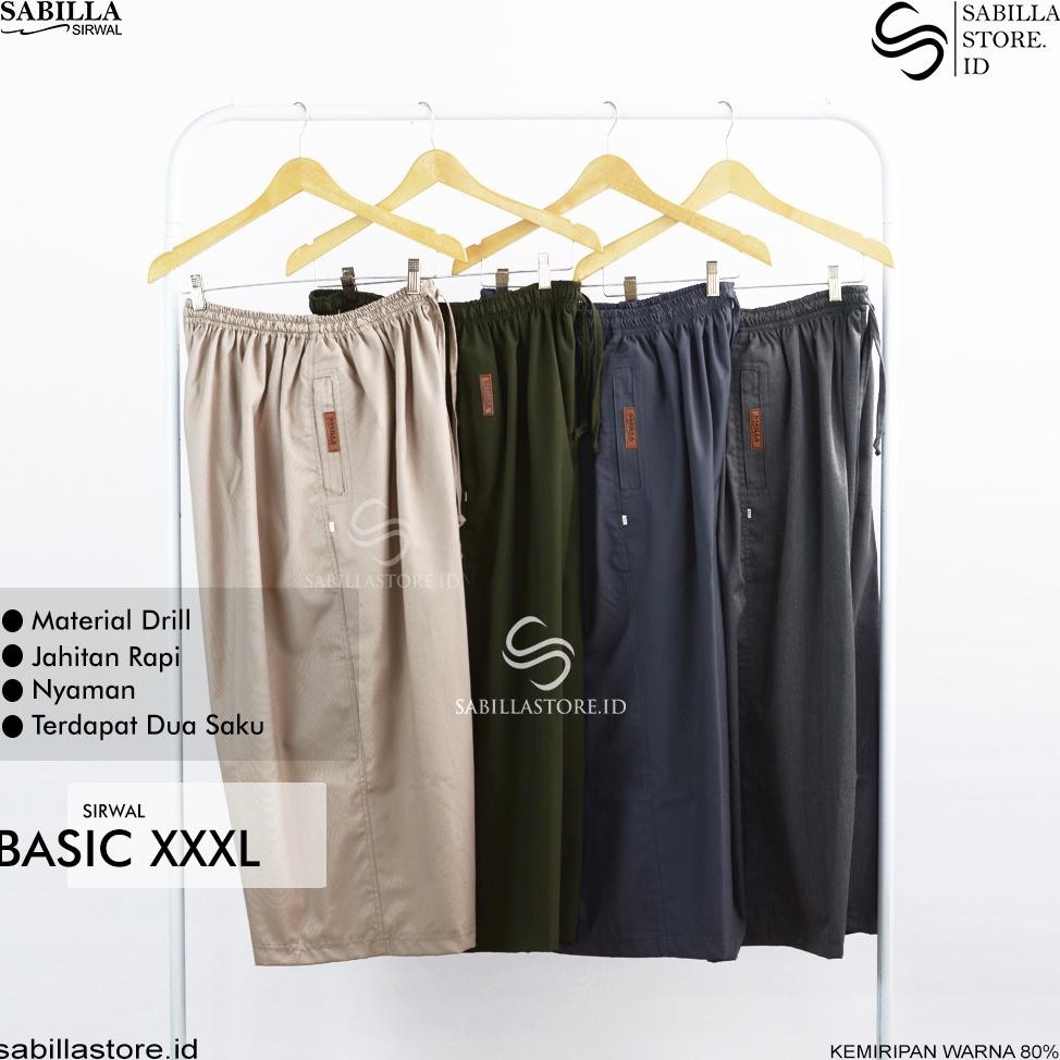 Promo Sirwal Sabilla Sirwal Jumbo Basic Xxxl Sd-5