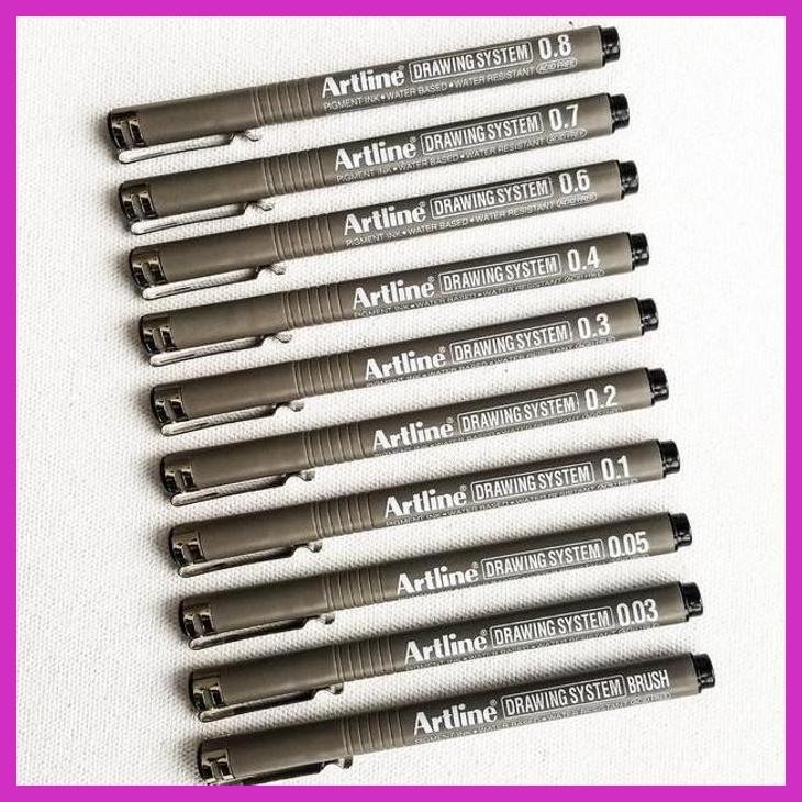 

( SEKOLAH / LUKIS ) PROMO ARTLINE DRAWING PEN EK-2305N / DRAWING SYSTEM / PENA GAMBAR (SENI / MENGGAMBAR / ART / KERAJINAN ) PRIVASI AMAN