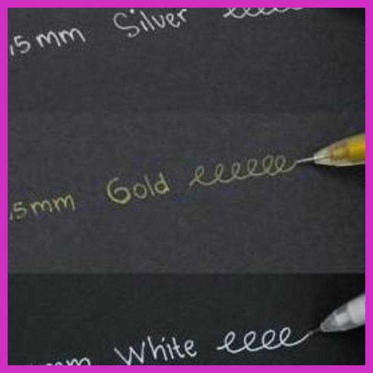 

( SEKOLAH / LUKIS ) COD JOYKO COLOR GEL PEN WHITE GOLD SILVER GPC-299 (SENI / MENGGAMBAR / ART / KERAJINAN ) GOOD QUALITY