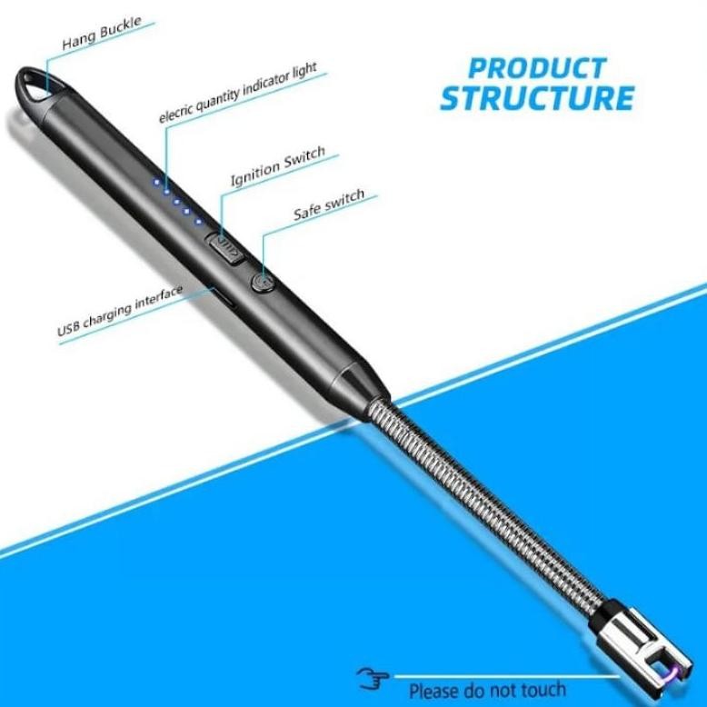 HJK Pemantik kompor elektrik pemantik listrik USB rechargeable korek kompor elektrik USB korek api l