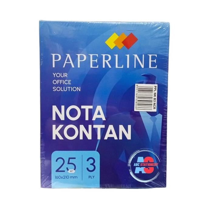 

Nota Kontan Besar 3 Ply Ncr Paperline (Kelipatan 10 Buku)