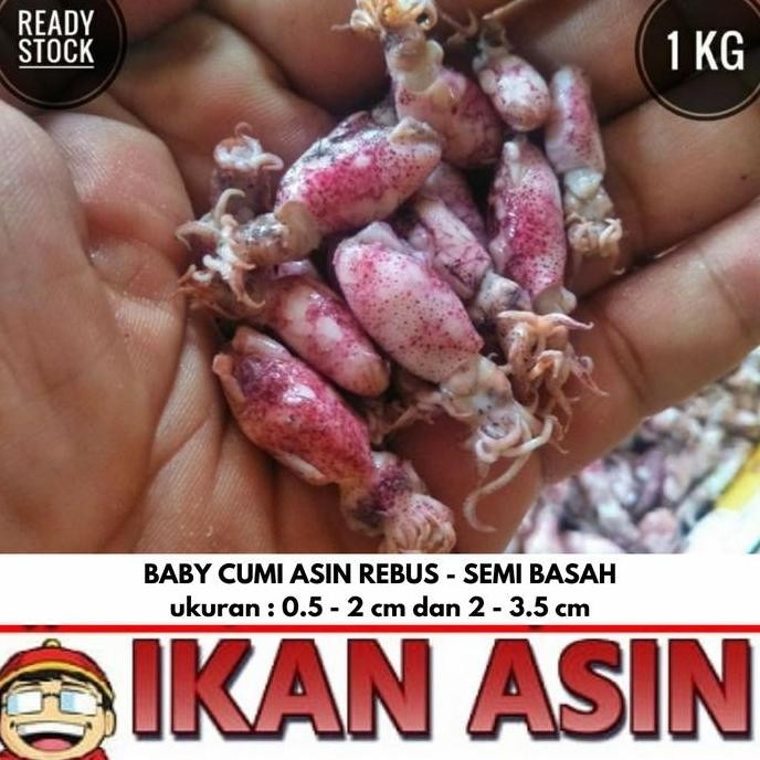 

Baby Cumi Asin Basah 1 Kg