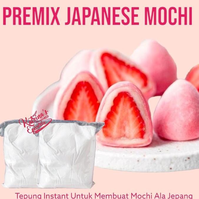 

Premix Japanesse Mochi 1 Kg Tepung Instant Untuk Membuat Moci Ala Jepang