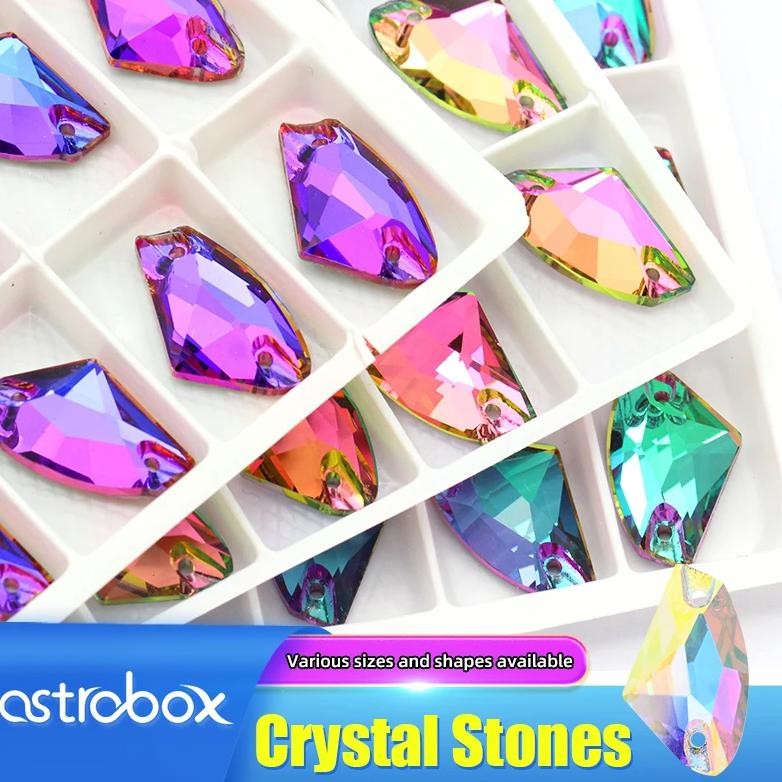 

Top Quality Brilliant Color Sew On Rhinestone Applique Crystal Stones Flat Back For Clothing /Jewelry Design Diy/ Craft Dress