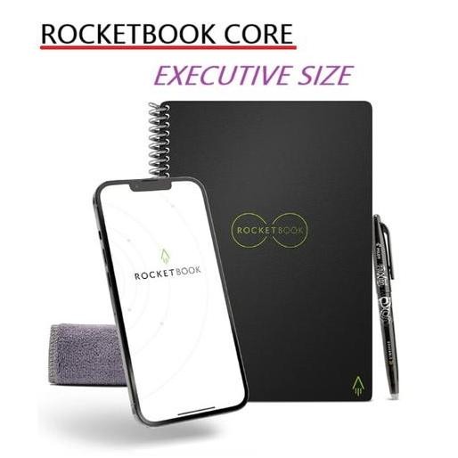 

Rocketbook Core Everlast Reusable Smart Notebook - Executive 6"X8.8
