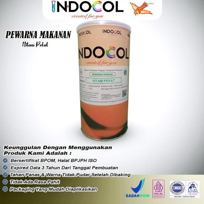 

Pewarna Makanan Indocol Hitam Pekat (Dark Black)