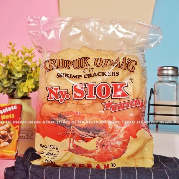 

Ny Siok Oval Kerupuk Udang / Shrimp Crackers