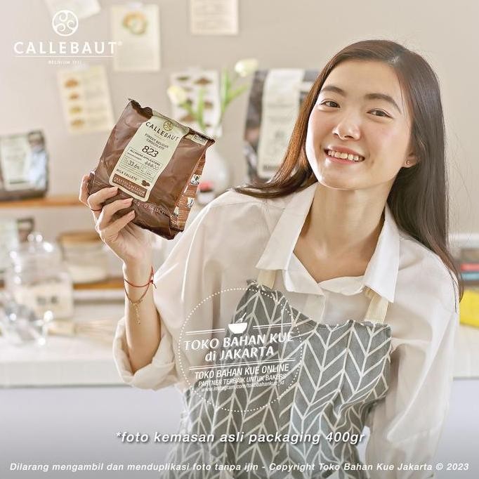 

Callebaut 823Nv 33,6% 400Gr Asli Milk Couverture Chocolate Coklat 823