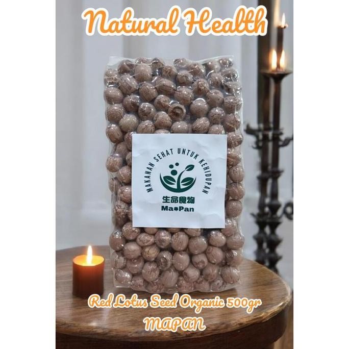 

Red Lotus Seed Organic 500Gm Mapan