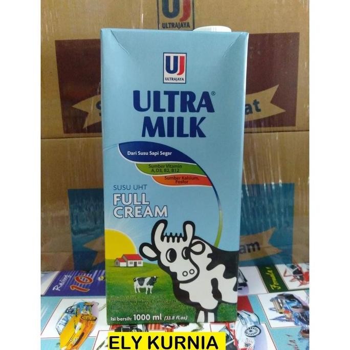 

Susu Uht Ultra Full Cream 1 Liter 1 Dus Isi 12 / Plain