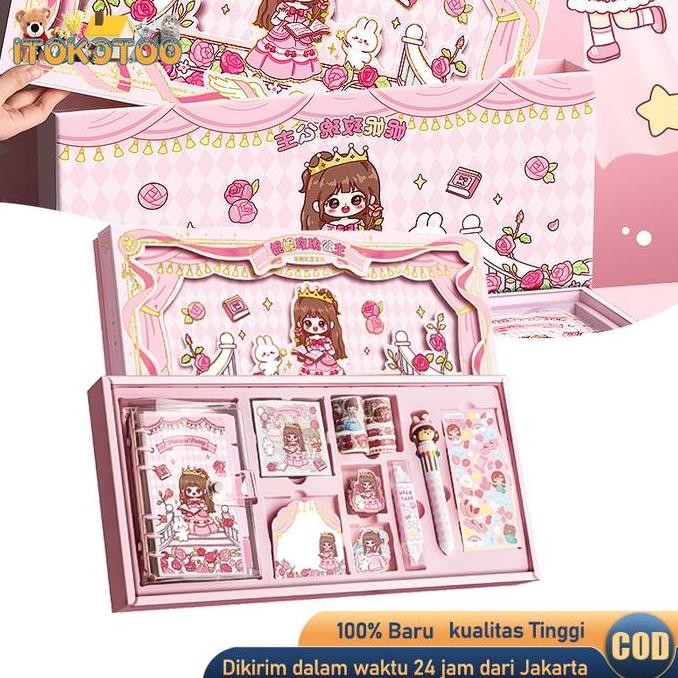 

Journal Kit Stiker Lucu Diary Set Buku Jurnal Binder Aesthetic