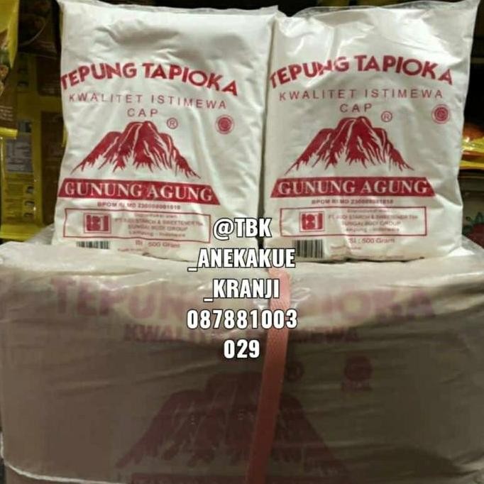 

Tepung Tapioka 1 Dus/500 Grx20 Pc/Sagu Gunung Via Cargo/Jne