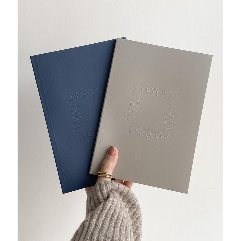 

Notebook A5 / Notebook Aesthetic / Buku Tulis / Buku A5 / Notebook Polos / Buku Aesthetic / Buku Catatan Notebook / 7 Days A Week