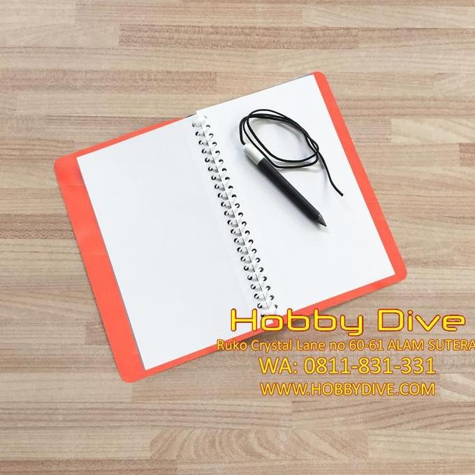 

Underwater Notebook With Pen Orange Hd-018