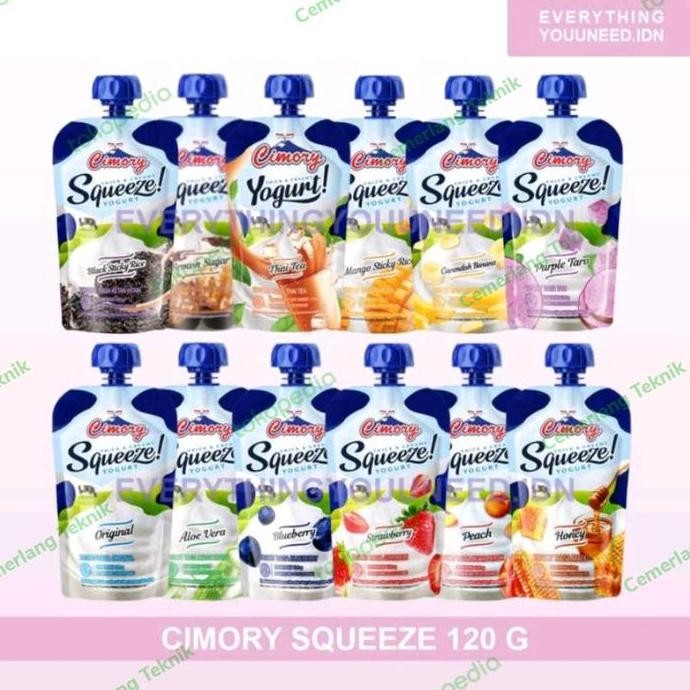 

Cimory Squeeze Yogurt 120 Ml 1 Dus 24Pcs Bisa Mix