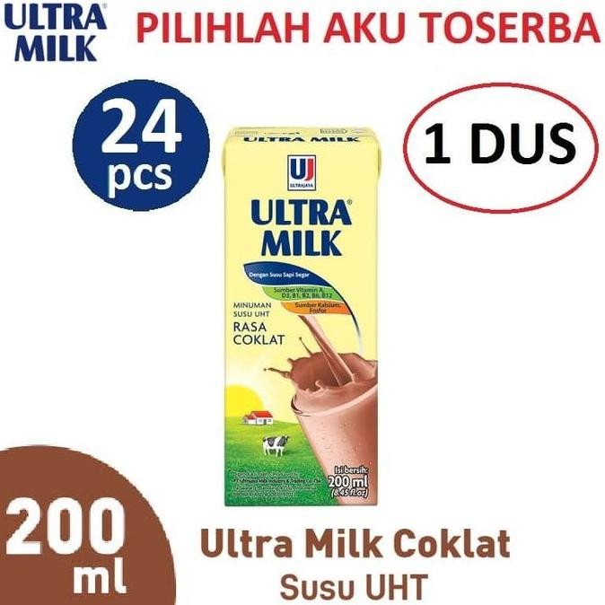 

Susu Ultra Coklat (Cokelat) - 200 Ml - (1 Dus Isi 24)