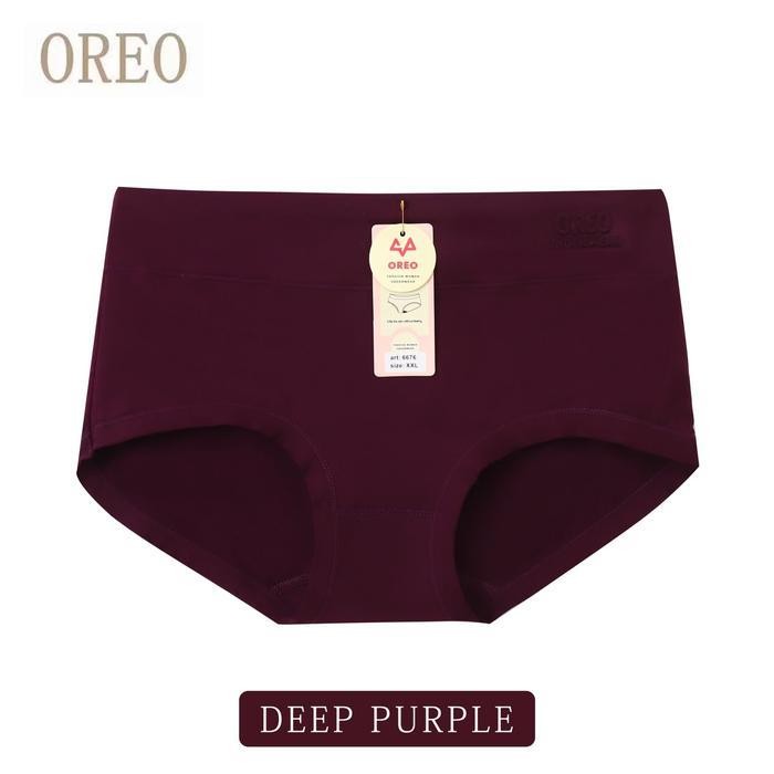 Sfs (12Pcs) Celana Dalam Wanita Dewasa / Cd Oreo 6676 Katun Super Soft