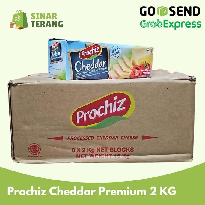 

Keju Cheddar Prochiz Premium Taste Better 2Kg Gosend / Grab Only