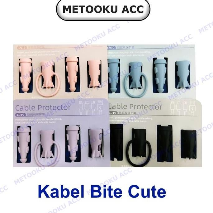 Cable Bite Cute / Pelindung Kabel Bite 1 Set Co
