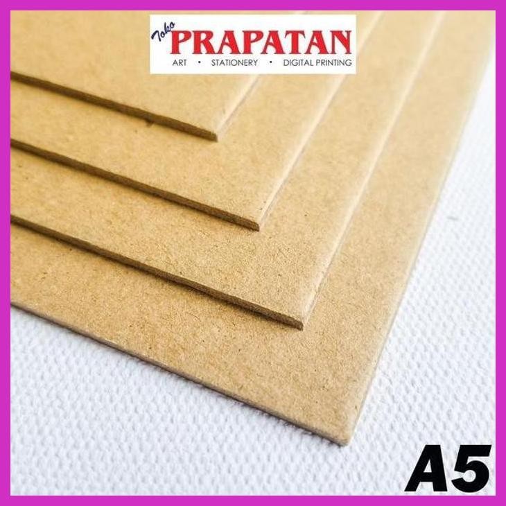 

( SEKOLAH / LUKIS ) READY KARTON BOARD / KARTON COKLAT A5 (ISI 6 LEMBAR) (SENI / MENGGAMBAR / ART / KERAJINAN ) PACKING AMAN
