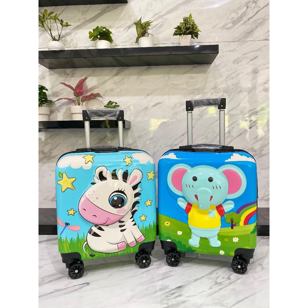 Hitose - New Arrival 3D Koper Anak Lotso Dino Elephant - Koper Timbul 3 Dimensi - Tas Travel - Tas K
