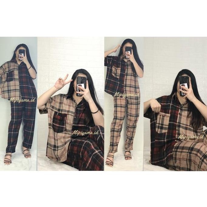 Piyama Wanita Rayon Ld120Cm / Baju Tidur Wanita Jumbo