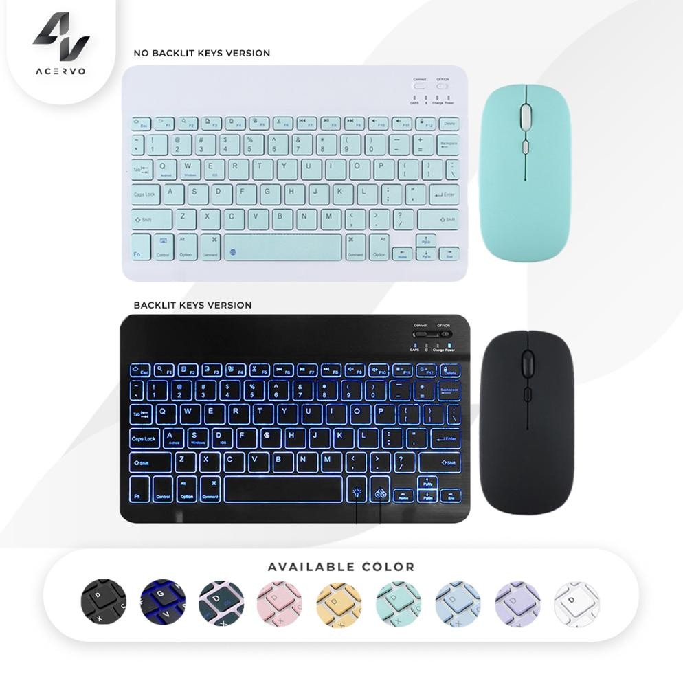 asd-86 ul-64 TGC-1924 KOE-1116 Wireless Keyboard Bluetooth 10 Inch Backlight Slim Thin Portable Suit