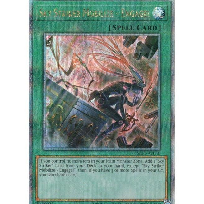 YUGIOH AE "Sky Striker Mobilize - Engage" (alternate art) - SLF1 AE Rare Original