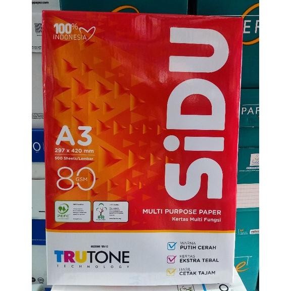 

JH8 Kertas HVS A3 80 Gram SIDU