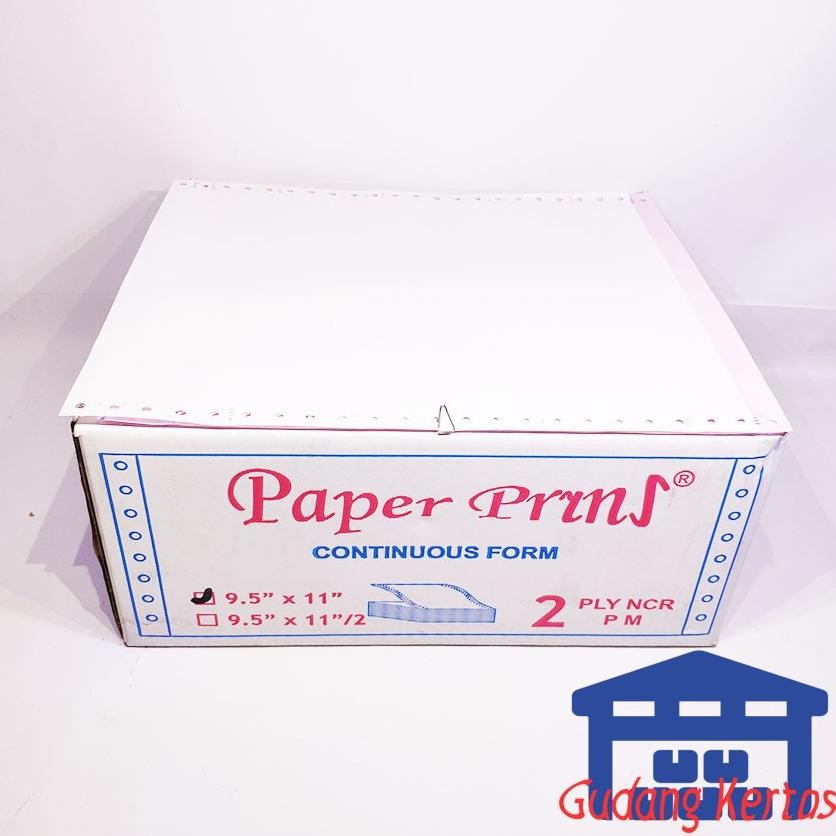 

JH8 PAPERPRYNS CONTINUOUS FORM 9.5 X 11 2PLY NCR