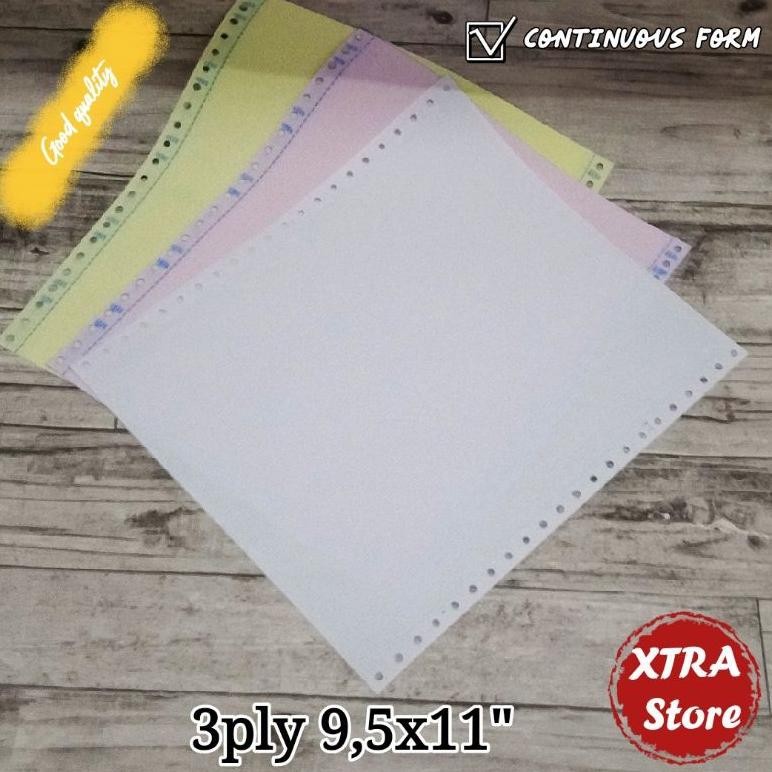 

JH8 Kertas Continuous Form 3ply 9.5x11" TANPA PEMBAGIAN