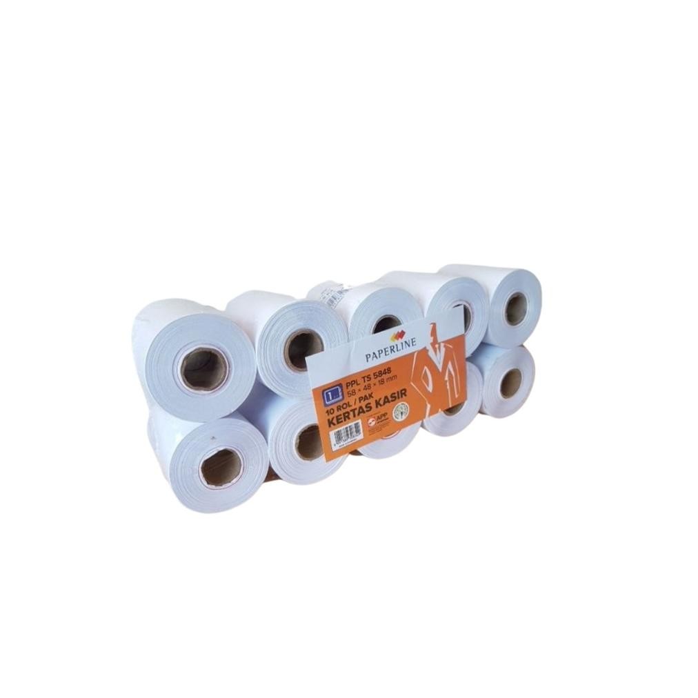 

JH8 Kertas Struk Kasir 58X48 Paperline 1 Pack ( 10 Roll) atk