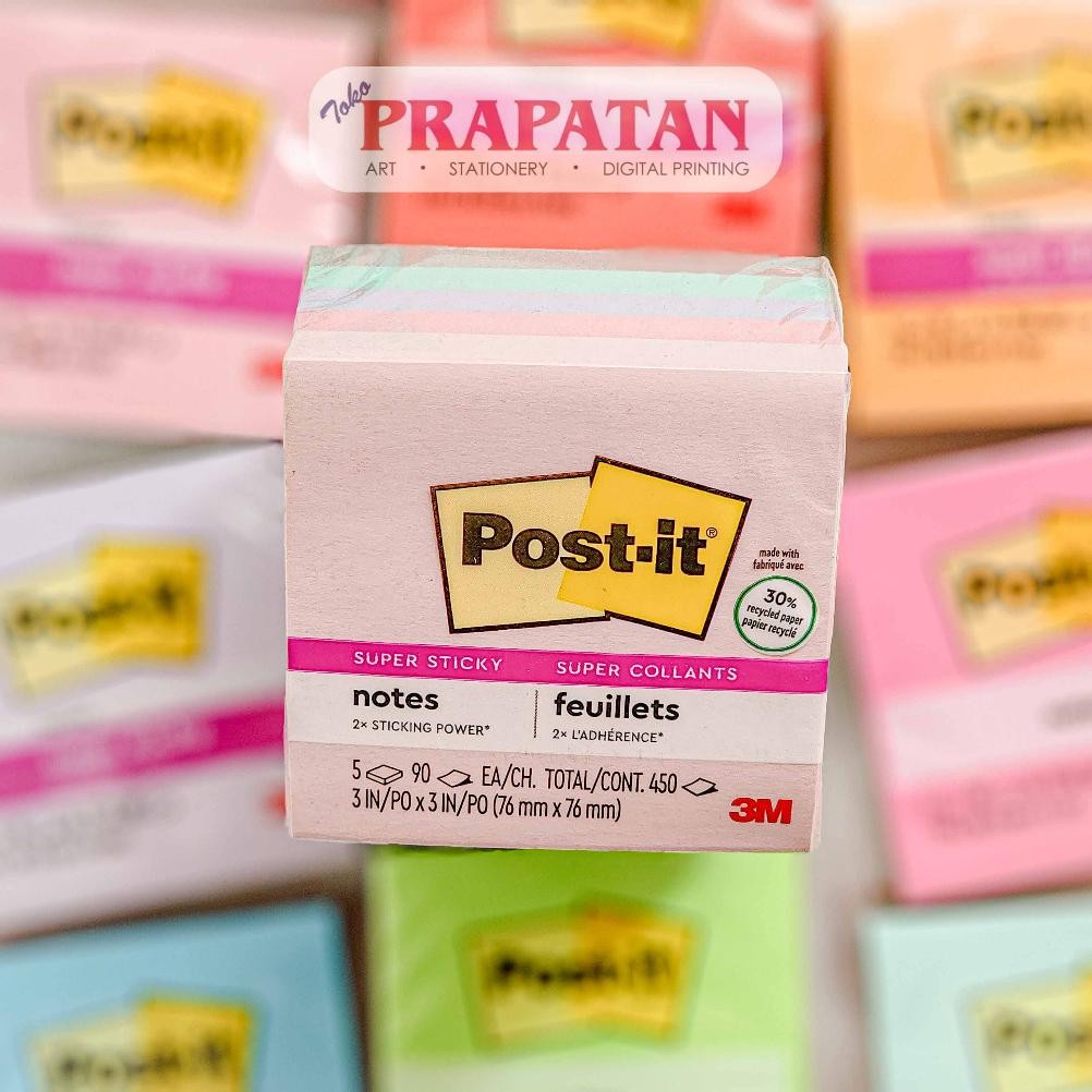

JH8 Post it 3M CUBES Sticky Note 76x76mm | Notes Memo Tempel