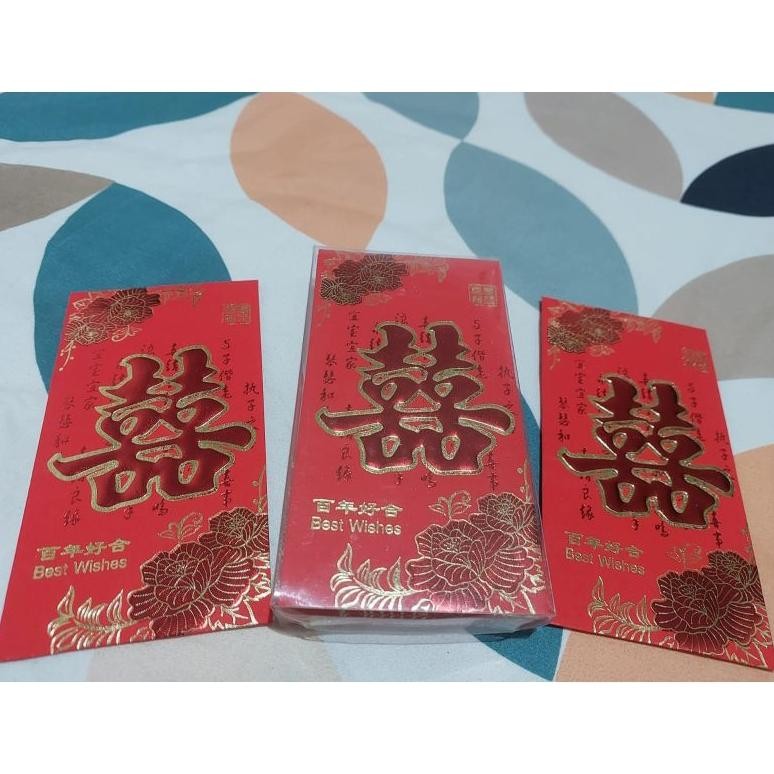 

JH8 Angpao Panjang Pernikahan Angpau Wedding Angpau Pernikahan isi 28 pcs