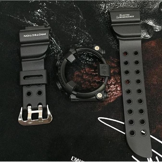 new  Band dan Bezel BNB Casio Gshock DW 8200BK Frogman Original