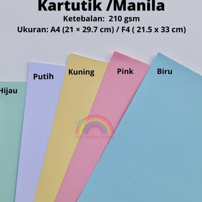 

JH8 karton manila isi 50 pcs / kartuktik / brief card / BC 210 gsm ukuran A4/F4