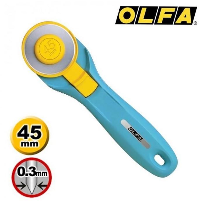

ready !!! RTY-2/C Rotary Cutter 45mm Splash Aqua OLFA